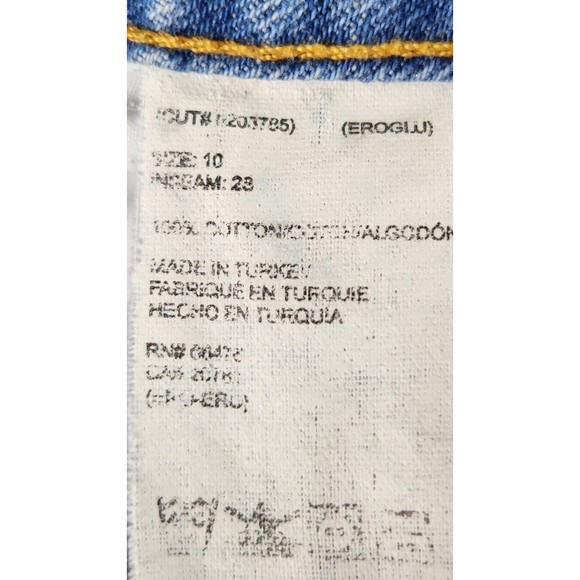 Tommy Hilfiger Vintage Women’s‎ Light Wash Pull On Ankle Zip Jeans Size 10 - Picture 8 of 9